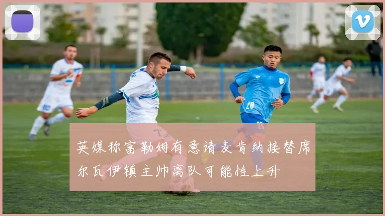 英媒称富勒姆有意请麦肯纳接替席尔瓦伊镇主帅离队可能性上升